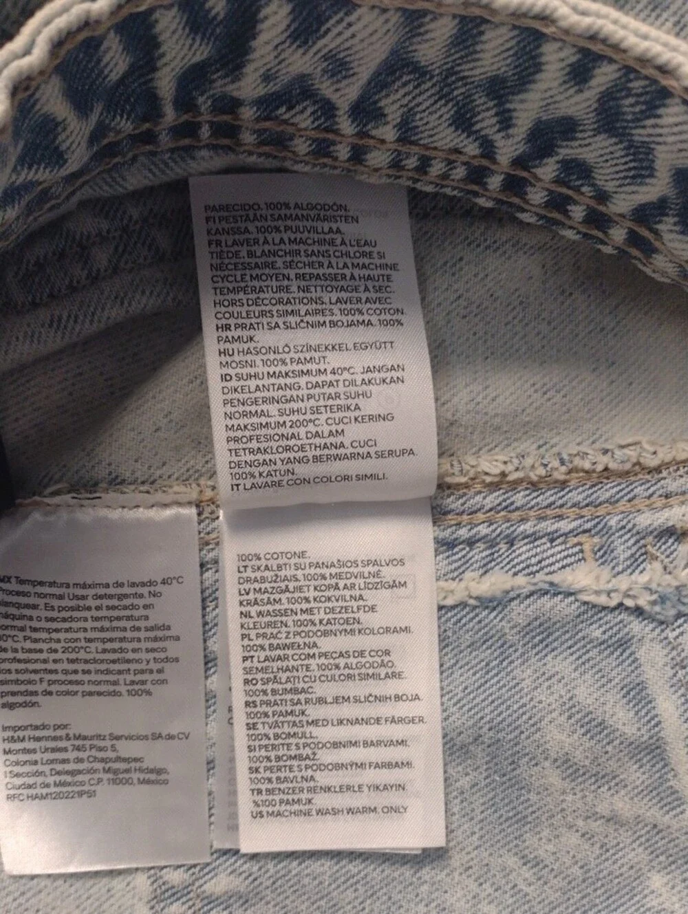 Divided Light Blue Wms Size 6/30 Flare  13" Bell Bottom Front Flap Pockets - Picture 5 of 16